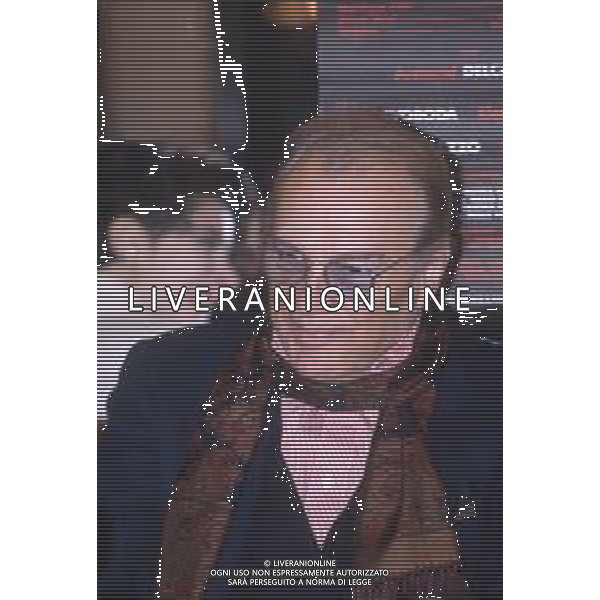 DIAP-RETROSPETTIVA GIORGIO ALBERTAZZI ATTORE NELLA FOTO GIORGIO ALBERTAZZI COM MILLY D\'ABBRACCIO NELL\'ANNO 1992 A MILANO AG ALDO LIVERANI SAS