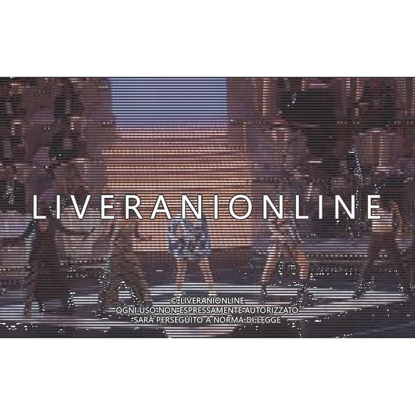 DIAP-RETROSPETTIVA COMPLESSO MUSICALE SPICE GIRLS NELLA FOTO IL COMPLESSO DELLE SPICE GIRLS A SANREMO NELL\'ANNO 1997 AG ALDO LIVERANI SAS