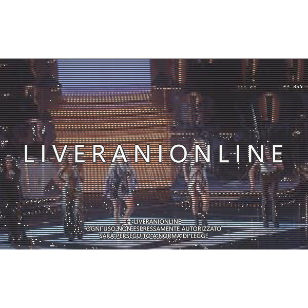 DIAP-RETROSPETTIVA COMPLESSO MUSICALE SPICE GIRLS NELLA FOTO IL COMPLESSO DELLE SPICE GIRLS A SANREMO NELL\'ANNO 1997 AG ALDO LIVERANI SAS