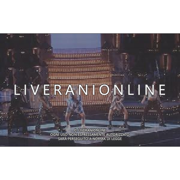 DIAP-RETROSPETTIVA COMPLESSO MUSICALE SPICE GIRLS NELLA FOTO IL COMPLESSO DELLE SPICE GIRLS A SANREMO NELL\'ANNO 1997 AG ALDO LIVERANI SAS