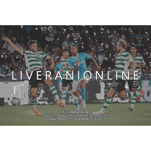 TVPM Napoli, Sporting Lisbona Nella Foto: Leonardo Spinazzola, Goncalo Inacio Foto Mosca, Ag.Liverani- AGENZIA ALDO LIVERANI SAS -TVPM Napoli - Sporting Lisbona UEFA Champions League 2a Giornata 01.10.2025