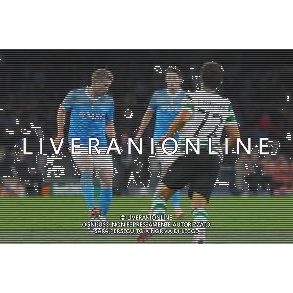 TVPM Napoli, Sporting Lisbona Nella Foto: Kevin De Bruyne Foto Mosca, Ag.Liverani- AGENZIA ALDO LIVERANI SAS -TVPM Napoli - Sporting Lisbona UEFA Champions League 2a Giornata 01.10.2025