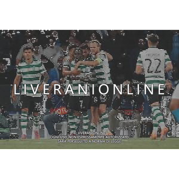 TVPM Napoli, Sporting Lisbona Nella Foto: esultanza Luis Suárez Foto Mosca, Ag.Liverani- AGENZIA ALDO LIVERANI SAS -TVPM Napoli - Sporting Lisbona UEFA Champions League 2a Giornata 01.10.2025