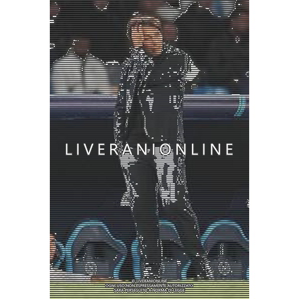 TVPM Napoli, Sporting Lisbona Nella Foto: delusione Antonio Conte Foto Mosca, Ag.Liverani- AGENZIA ALDO LIVERANI SAS -TVPM Napoli - Sporting Lisbona UEFA Champions League 2a Giornata 01.10.2025