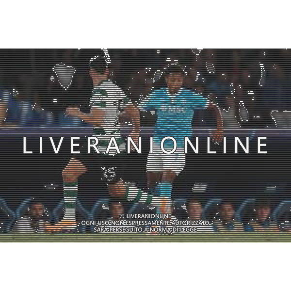 TVPM Napoli, Sporting Lisbona Nella Foto: David Neres Foto Mosca, Ag.Liverani- AGENZIA ALDO LIVERANI SAS -TVPM Napoli - Sporting Lisbona UEFA Champions League 2a Giornata 01.10.2025