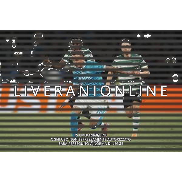 TVPM Napoli, Sporting Lisbona Nella Foto: Noa Lang Foto Mosca, Ag.Liverani- AGENZIA ALDO LIVERANI SAS -TVPM Napoli - Sporting Lisbona UEFA Champions League 2a Giornata 01.10.2025