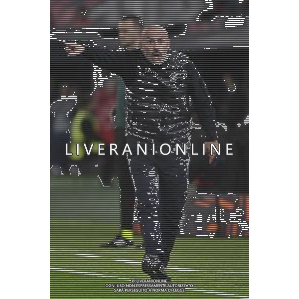 TVRG Bologna vs Friburgo nella foto Vincenzo Italiano allenatore Bologna Bologna 02-10-2025 Stadio Renato Dall\'Ara Bologna vs Friburgo UEFA Europa League fase a girone unico - 2a giornata foto Roberto Garavaglia/Agenzia Aldo Liverani sas