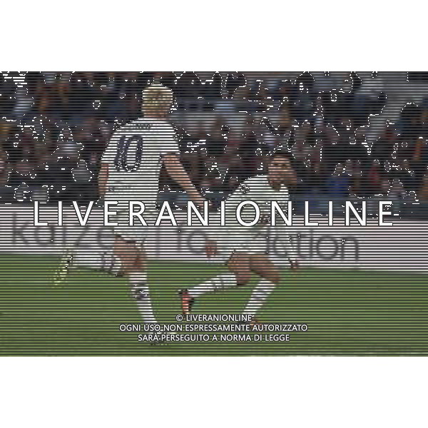 Roma vs Lille Europa League - 2 Giornata Stadio Olimpico - Roma 02-10-2025 nella foto Esultanza Haraldsson e Sahraoui Foto Federico Gaetano - ag Aldo liverani ©FEDERICO GAETANO - AGENZIA ALDO LIVERANI SAS