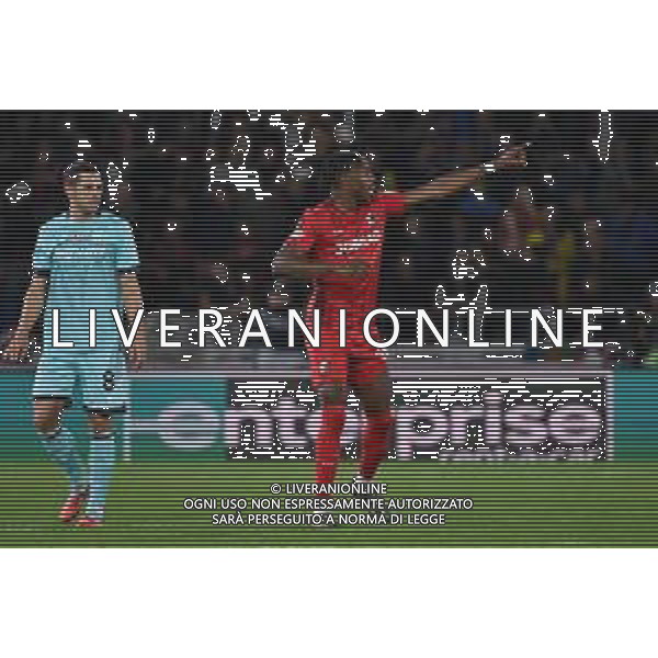 TVRG Bologna vs Friburgo nella foto Junior Adamu (Friburgo) esultanza dopo il gol dell\'1 a 1 Bologna 02-10-2025 Stadio Renato Dall\'Ara Bologna vs Friburgo UEFA Europa League fase a girone unico - 2a giornata foto Roberto Garavaglia/Agenzia Aldo Liverani sas