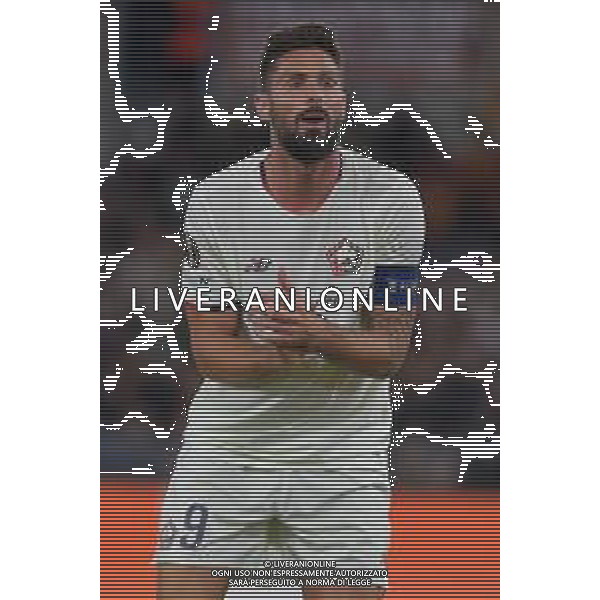Roma vs Lille Europa League - 2 Giornata Stadio Olimpico - Roma 02-10-2025 nella foto Olivier Giroud Foto Federico Gaetano - ag Aldo liverani ©FEDERICO GAETANO - AGENZIA ALDO LIVERANI SAS