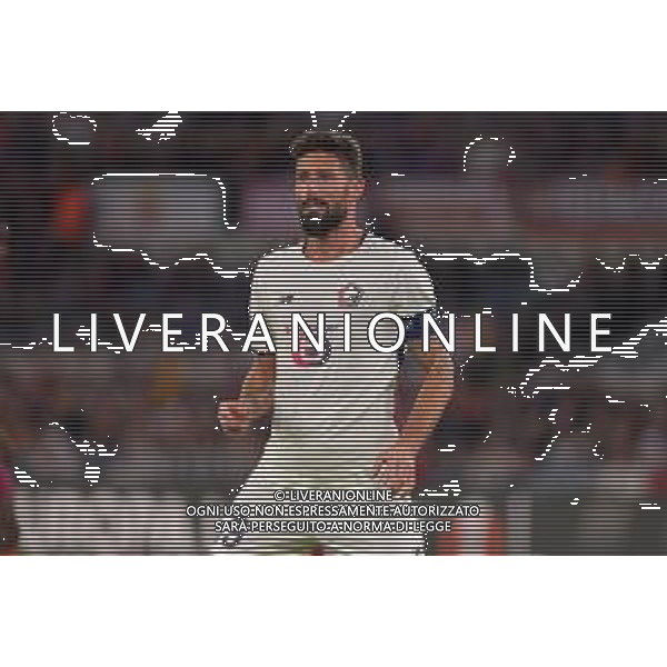 Roma vs Lille Europa League - 2 Giornata Stadio Olimpico - Roma 02-10-2025 nella foto Olivier Giroud Foto Federico Gaetano - ag Aldo liverani ©FEDERICO GAETANO - AGENZIA ALDO LIVERANI SAS