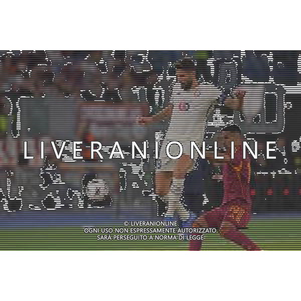 Roma vs Lille Europa League - 2 Giornata Stadio Olimpico - Roma 02-10-2025 nella foto Olivier Giroud Foto Federico Gaetano - ag Aldo liverani ©FEDERICO GAETANO - AGENZIA ALDO LIVERANI SAS