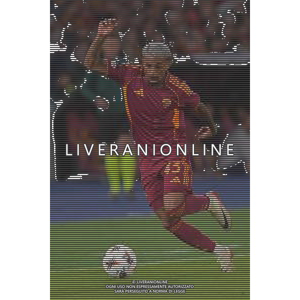 Roma vs Lille Europa League - 2 Giornata Stadio Olimpico - Roma 02-10-2025 nella foto Wesley Franca Foto Federico Gaetano - ag Aldo liverani ©FEDERICO GAETANO - AGENZIA ALDO LIVERANI SAS