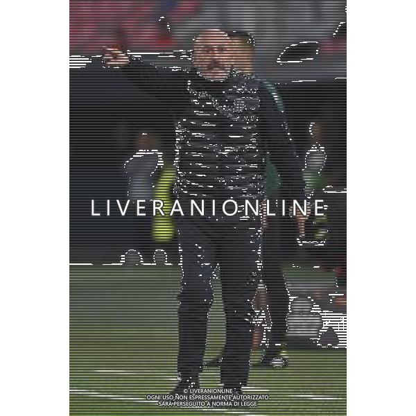 TVRG Bologna vs Friburgo nella foto Vincenzo Italiano allenatore Bologna Bologna 02-10-2025 Stadio Renato Dall\'Ara Bologna vs Friburgo UEFA Europa League fase a girone unico - 2a giornata foto Roberto Garavaglia/Agenzia Aldo Liverani sas
