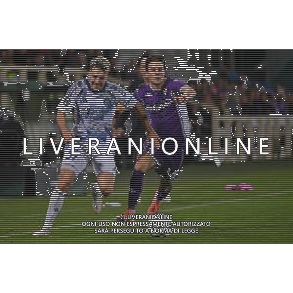 TVLC - Fiorentina vs Sigma Olomouc, stadio Artemio Franchi Firenze 02.10.2025 UEFA Conference Legue 2025/26 nella foto Nicolo’ Fagioli (Fiorentina) contro Stepan Langer (Sigma Olomouc) ©TVLC Luca Barucci / Agenzia Aldo Liverani Sas- AGENZIA ALDO LIVERANI SAS