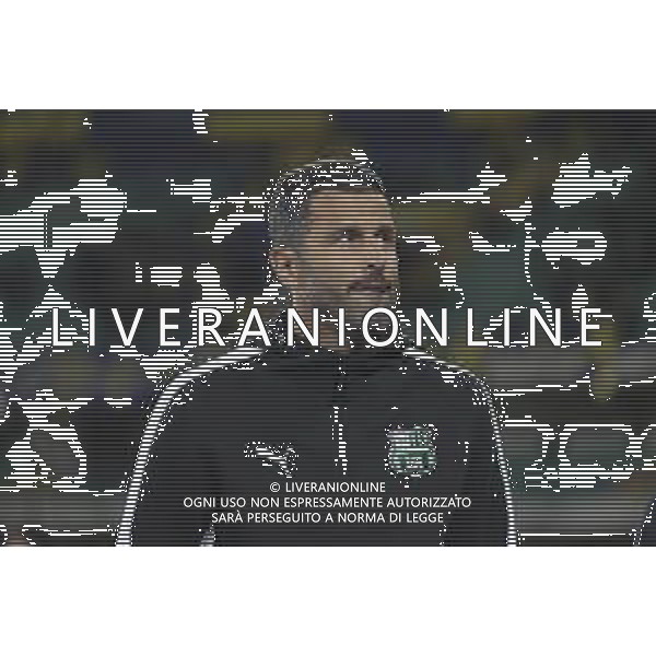Fabio Grosso Head Coach of US Sassuolo during Hellas Verona FC vs US Sassuolo, 6° Serie A Enilive 2025-26 game at Marcantonio Bentegodi stadium in Verona (VR), Italy, on October 03, 2025. (Photo by Davide Casentini) AG ALDO LIVERANI SAS
