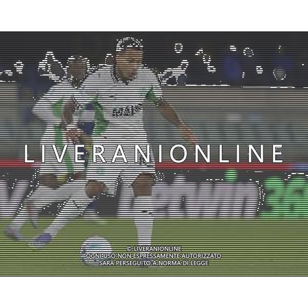 Aster Vranckx of US Sassuolo play the ball during Hellas Verona FC vs US Sassuolo, 6° Serie A Enilive 2025-26 game at Marcantonio Bentegodi stadium in Verona (VR), Italy, on October 03, 2025. (Photo by Davide Casentini) AG ALDO LIVERANI SAS