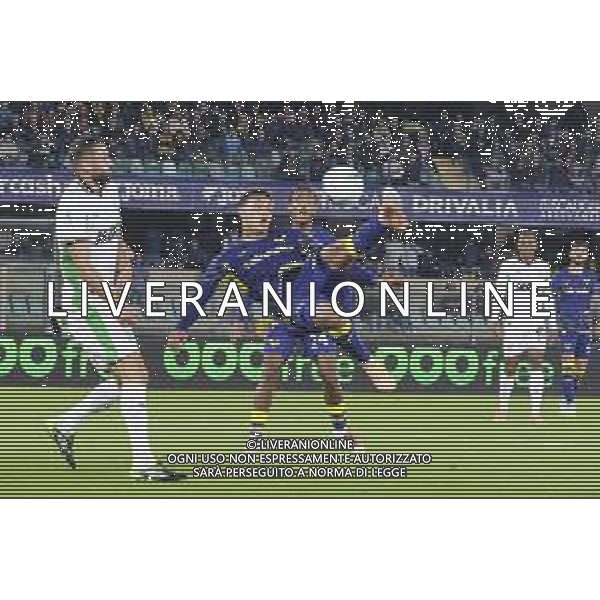 Giovane Santana do Nascimiento of Hellas Verona FC kick the ball during Hellas Verona FC vs US Sassuolo, 6° Serie A Enilive 2025-26 game at Marcantonio Bentegodi stadium in Verona (VR), Italy, on October 03, 2025. (Photo by Davide Casentini)- AGENZIA ALDO LIVERANI SAS