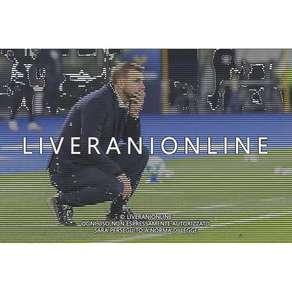 Paolo Zanetti Head Coach of Hellas Verona FC expresses disappointment during Hellas Verona FC vs US Sassuolo, 6° Serie A Enilive 2025-26 game at Marcantonio Bentegodi stadium in Verona (VR), Italy, on October 03, 2025. (Photo by Davide Casentini)- AGENZIA ALDO LIVERANI SAS