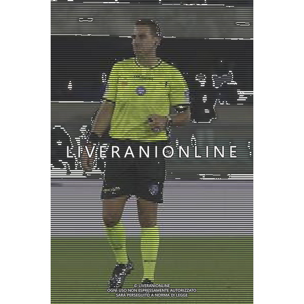 Arbitro - The Referee Francesco Fourneau during Hellas Verona FC vs US Sassuolo, 6° Serie A Enilive 2025-26 game at Marcantonio Bentegodi stadium in Verona (VR), Italy, on October 03, 2025. (Photo by Davide Casentini)- AGENZIA ALDO LIVERANI SAS