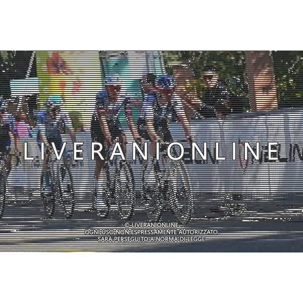 04-10-2025 Giro Dell\'emilia; 2025, Uae Team Emirates - Xrg; 2025, Q36.5; 2025, Bahrain - Victorious; Del Toro Romero, Isaac; Pidcock, Thomas; Martinez, Lenny; Bologna - San Luca; ©SIROTTI - AGENZIA ALDO LIVERANI SAS