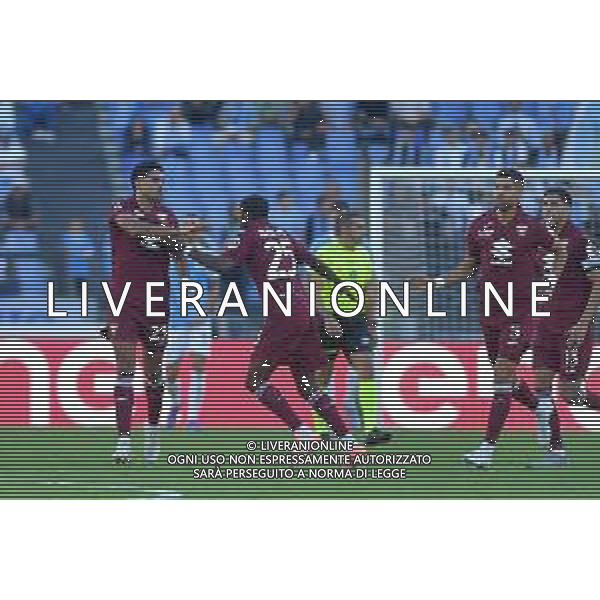 Lazio vs Torino Campionato Serie A Enilive - 6 Giornata Stadio Olimpico - Roma 04-10-2025 nella foto Esultanza Torino Foto Federico Gaetano - ag Aldo liverani