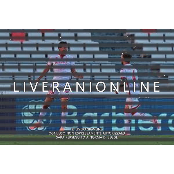 TVEM October 04, 2025 Bari, Italy - SSC Bari vs Padova Calcio - Italian Soccer Serie B 2025/2026 - San Nicola Stadium. In the pic: Leonardo Cerri of SSC Bari celebrates after scoring a goal ©TVEM Emmanuele Mastrodonato - AGENZIA ALDO LIVERANI SAS