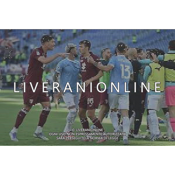 Lazio vs Torino Campionato Serie A Enilive - 6 Giornata Stadio Olimpico - Roma 04-10-2025 nella foto Rissa tra le due squadre Foto Federico Gaetano - ag Aldo liverani- AGENZIA ALDO LIVERANI SAS