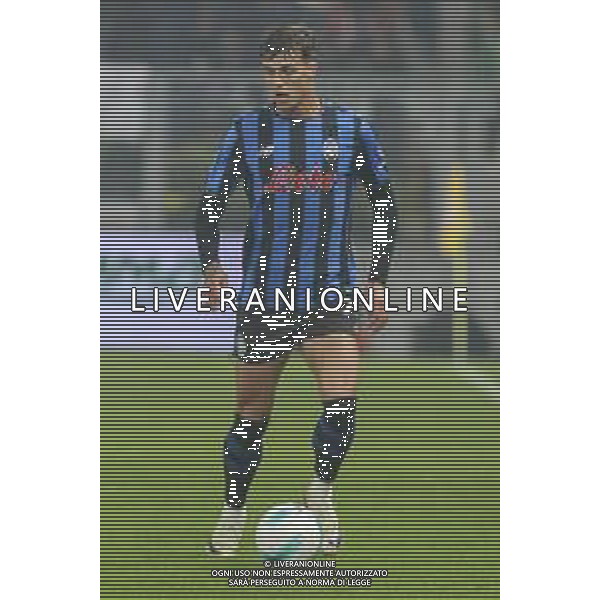 Daniel Maldini of Atalanta BC play the ball during Atalanta BC vs Como 1907, 6° Serie A Enilive 2025-26 game at New Balance Arena in Bergamo (BG), Italy, on October 04, 2025. (Photo by Davide Casentini)- AGENZIA ALDO LIVERANI SAS