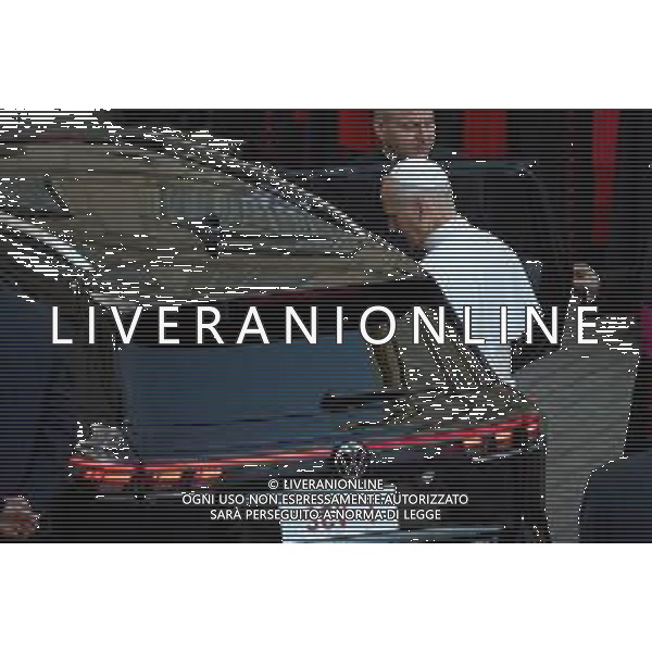 Citta’ del Vaticano 04 Ottobre 2025 Giuramento della Giuramento della Guardia Svizzera Pontificia alla presenza di Sua Santita’ Papa Leone XIV (non accadeva dal 1968 con Paolo VI) nel cortile di San Damaso del Palazzo Apostolico Nella foto: Papa Leone XIV Foto Credit: Andrea Bracaglia- AGENZIA ALDO LIVERANI SAS