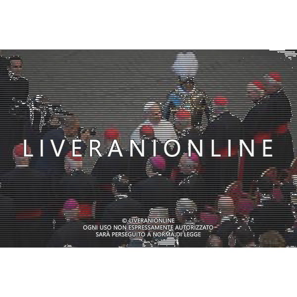 Citta’ del Vaticano 04 Ottobre 2025 Giuramento della Giuramento della Guardia Svizzera Pontificia alla presenza di Sua Santita’ Papa Leone XIV (non accadeva dal 1968 con Paolo VI) nel cortile di San Damaso del Palazzo Apostolico Nella foto: Papa Leone XIV Foto Credit: Andrea Bracaglia- AGENZIA ALDO LIVERANI SAS