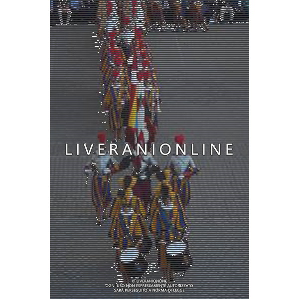 Citta’ del Vaticano 04 Ottobre 2025 Giuramento della Giuramento della Guardia Svizzera Pontificia alla presenza di Sua Santita’ Papa Leone XIV (non accadeva dal 1968 con Paolo VI) nel cortile di San Damaso del Palazzo Apostolico Nella foto: Foto Credit: Andrea Bracaglia- AGENZIA ALDO LIVERANI SAS