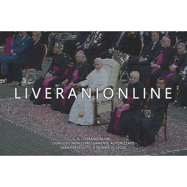 Citta’ del Vaticano 04 Ottobre 2025 Giuramento della Giuramento della Guardia Svizzera Pontificia alla presenza di Sua Santita’ Papa Leone XIV (non accadeva dal 1968 con Paolo VI) nel cortile di San Damaso del Palazzo Apostolico Nella foto: Papa Leone XIV Foto Credit: Andrea Bracaglia- AGENZIA ALDO LIVERANI SAS