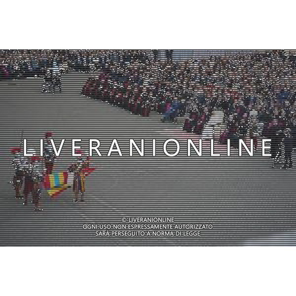 Citta’ del Vaticano 04 Ottobre 2025 Giuramento della Giuramento della Guardia Svizzera Pontificia alla presenza di Sua Santita’ Papa Leone XIV (non accadeva dal 1968 con Paolo VI) nel cortile di San Damaso del Palazzo Apostolico Nella foto: Papa Leone XIV Foto Credit: Andrea Bracaglia- AGENZIA ALDO LIVERANI SAS