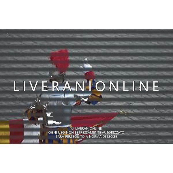 Citta’ del Vaticano 04 Ottobre 2025 Giuramento della Giuramento della Guardia Svizzera Pontificia alla presenza di Sua Santita’ Papa Leone XIV (non accadeva dal 1968 con Paolo VI) nel cortile di San Damaso del Palazzo Apostolico Nella foto: Foto Credit: Andrea Bracaglia- AGENZIA ALDO LIVERANI SAS