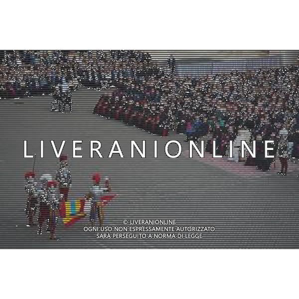 Citta’ del Vaticano 04 Ottobre 2025 Giuramento della Giuramento della Guardia Svizzera Pontificia alla presenza di Sua Santita’ Papa Leone XIV (non accadeva dal 1968 con Paolo VI) nel cortile di San Damaso del Palazzo Apostolico Nella foto: Papa Leone XIV Foto Credit: Andrea Bracaglia- AGENZIA ALDO LIVERANI SAS