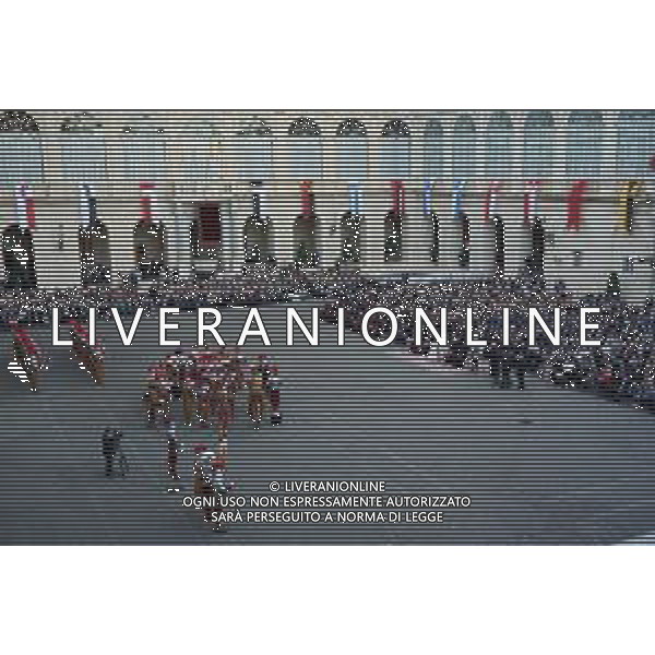Citta’ del Vaticano 04 Ottobre 2025 Giuramento della Giuramento della Guardia Svizzera Pontificia alla presenza di Sua Santita’ Papa Leone XIV (non accadeva dal 1968 con Paolo VI) nel cortile di San Damaso del Palazzo Apostolico Nella foto: Papa Leone XIV Foto Credit: Andrea Bracaglia- AGENZIA ALDO LIVERANI SAS