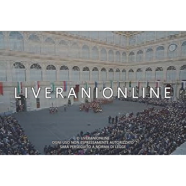 Citta’ del Vaticano 04 Ottobre 2025 Giuramento della Giuramento della Guardia Svizzera Pontificia alla presenza di Sua Santita’ Papa Leone XIV (non accadeva dal 1968 con Paolo VI) nel cortile di San Damaso del Palazzo Apostolico Nella foto: Papa Leone XIV Foto Credit: Andrea Bracaglia- AGENZIA ALDO LIVERANI SAS