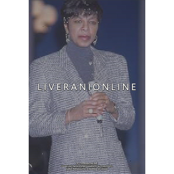 DIAP-RETROSPETTIVA NATALIE COLE CANTANTE NELLA FOTO NATALIE COLE A SANREMO NELL\'ANNO 1992 AG ALDO LIVERANI SAS