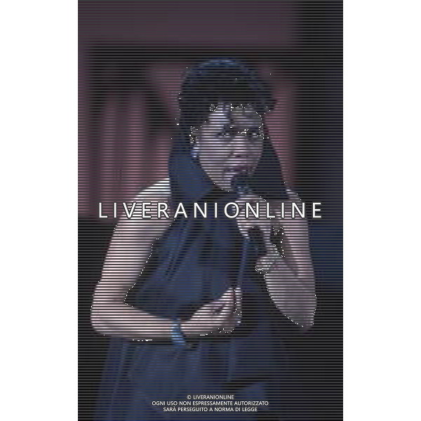 DIAP-RETROSPETTIVA DEE DEE BRIDGEWATER CANTANTE NELLA FOTO DEE DEE BRIDGEWATER NELL\'ANNO 1991 AG ALDO LIVERANI SAS 