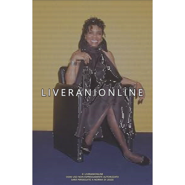 DIAP-RETROSPETTIVA DEE DEE BRIDGEWATER CANTANTE NELLA FOTO DEE DEE BRIDGEWATER NELL\'ANNO 1991 AG ALDO LIVERANI SAS 