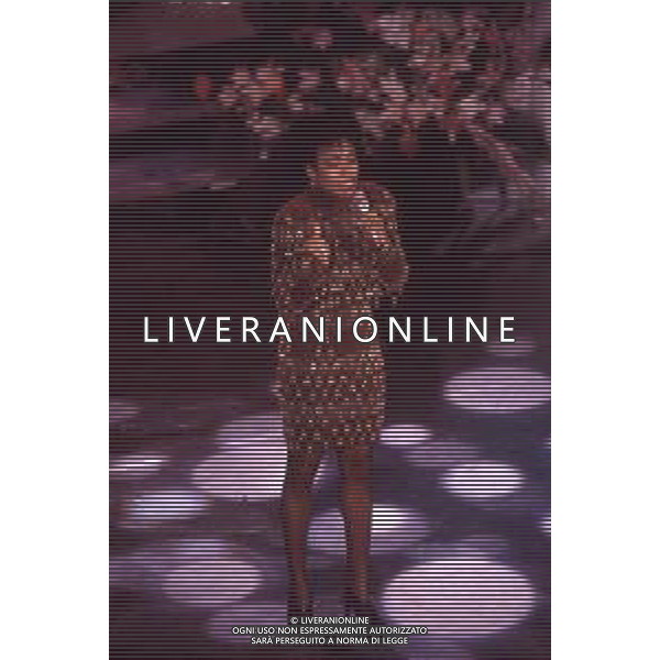 DIAP-RETROSPETTIVA DEE DEE BRIDGEWATER CANTANTE NELLA FOTO DEE DEE BRIDGEWATER A SANREMO NELL\'ANNO 1991 AG ALDO LIVERANI SAS