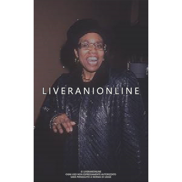 DIAP-RETROSPETTIVA DEE DEE BRIDGEWATER CANTANTE NELLA FOTO DEE DEE BRIDGEWATER A SANREMO NELL\'ANNO 1991 AG ALDO LIVERANI SAS