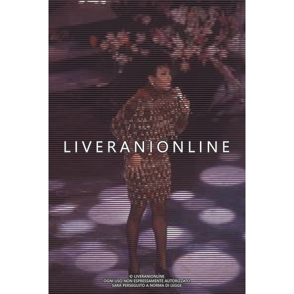DIAP-RETROSPETTIVA DEE DEE BRIDGEWATER CANTANTE NELLA FOTO DEE DEE BRIDGEWATER A SANREMO NELL\'ANNO 1991 AG ALDO LIVERANI SAS