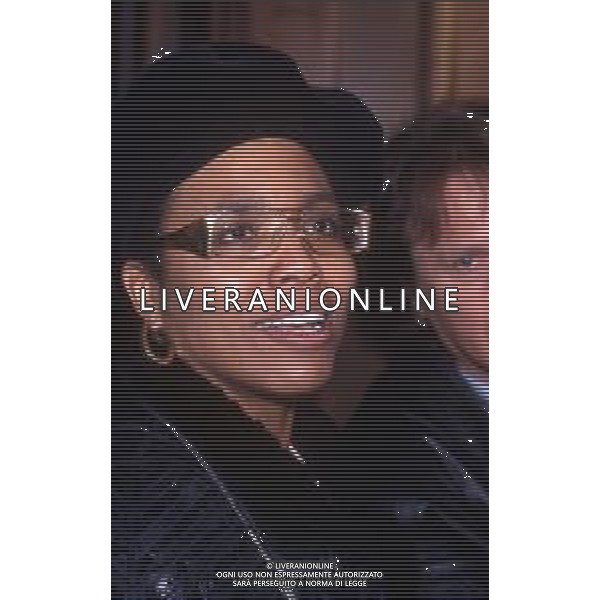 DIAP-RETROSPETTIVA DEE DEE BRIDGEWATER CANTANTE NELLA FOTO DEE DEE BRIDGEWATER A SANREMO NELL\'ANNO 1991 AG ALDO LIVERANI SAS