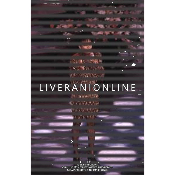 DIAP-RETROSPETTIVA DEE DEE BRIDGEWATER CANTANTE NELLA FOTO DEE DEE BRIDGEWATER A SANREMO NELL\'ANNO 1991 AG ALDO LIVERANI SAS