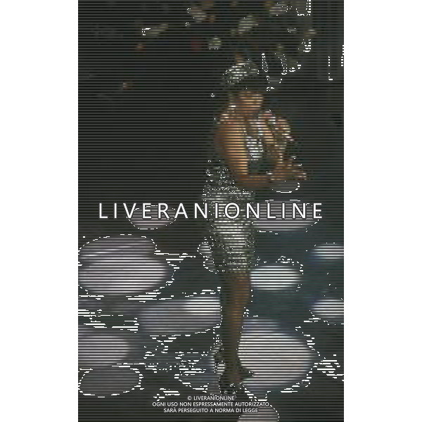 DIAP-RETROSPETTIVA DEE DEE BRIDGEWATER CANTANTE NELLA FOTO DEE DEE BRIDGEWATER A SANREMO NELL\'ANNO 1991 AG ALDO LIVERANI SAS