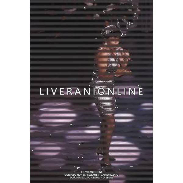 DIAP-RETROSPETTIVA DEE DEE BRIDGEWATER CANTANTE NELLA FOTO DEE DEE BRIDGEWATER A SANREMO NELL\'ANNO 1991 AG ALDO LIVERANI SAS