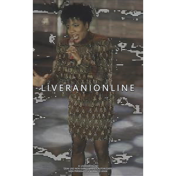 DIAP-RETROSPETTIVA DEE DEE BRIDGEWATER CANTANTE NELLA FOTO DEE DEE BRIDGEWATER A SANREMO NELL\'ANNO 1991 AG ALDO LIVERANI SAS