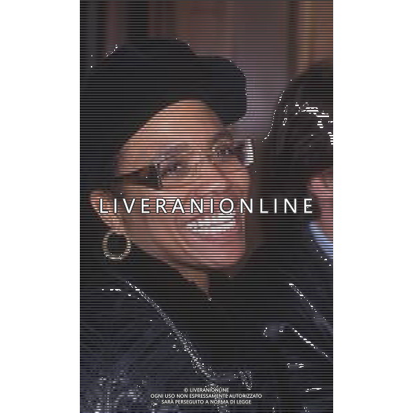 DIAP-RETROSPETTIVA DEE DEE BRIDGEWATER CANTANTE NELLA FOTO DEE DEE BRIDGEWATER A SANREMO NELL\'ANNO 1991 AG ALDO LIVERANI SAS